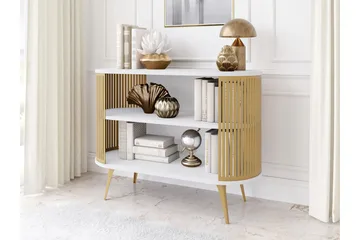 Galia Skjenk 120x40 cm - Gull/Hvit - Oppbevaring - Oppbevaringsmøbler - Sideboard & skjenk