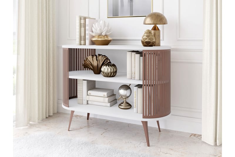 Galia Skjenk 120x40 cm - Rosa/Hvit - Oppbevaring - Oppbevaringsmøbler - Sideboard & skjenk