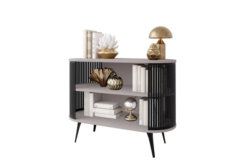 Galia Skjenk 120x40 cm - Svart/Beige - Oppbevaring - Oppbevaringsmøbler - Sideboard & skjenk