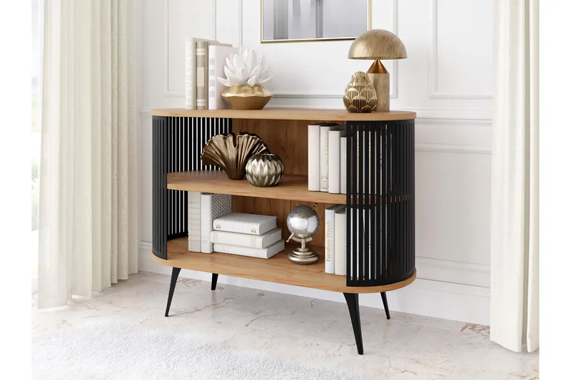 Galia Skjenk 120x40 cm - Svart/Brun - Oppbevaring - Oppbevaringsmøbler - Sideboard & skjenk