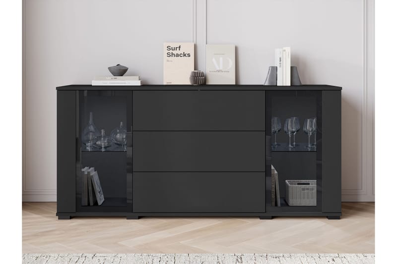 Gammel Skjenk 150x40 cm - Brun - Oppbevaring - Oppbevaringsmøbler - Sideboard & skjenk