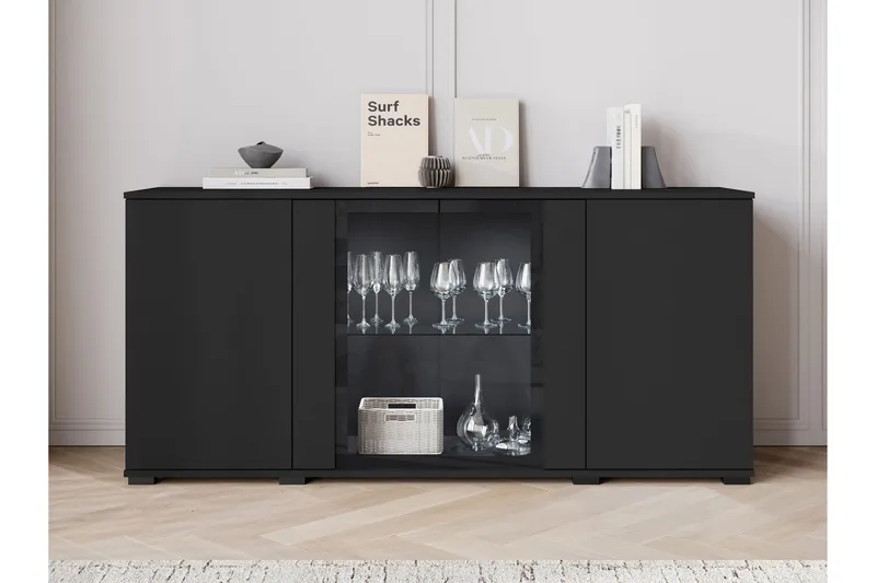 Gammel Skjenk 150x40 cm - Brun - Oppbevaring - Oppbevaringsmøbler - Sideboard & skjenk
