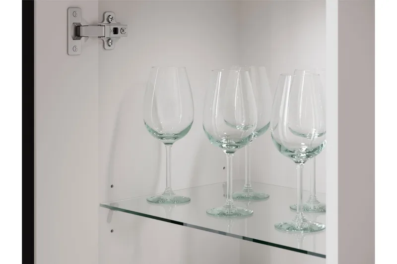 Gammelt Highboard - Brun/Hvit - Oppbevaring - Oppbevaringsmøbler - Sideboard & skjenk