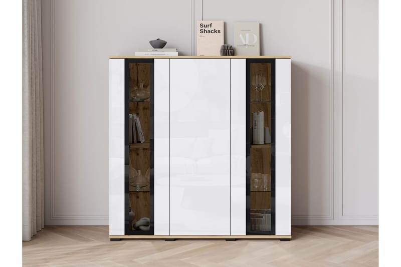 Gammelt Highboard - Svart - Oppbevaring - Oppbevaringsmøbler - Sideboard & skjenk