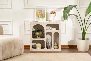 Giana Konsollbord 80 cm - Travertin/Sandstein - Oppbevaring - Oppbevaringsmøbler - Sideboard & skjenk