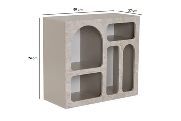 Giana Konsollbord 80 cm - Travertin/Sandstein - Oppbevaring - Oppbevaringsmøbler - Sideboard & skjenk
