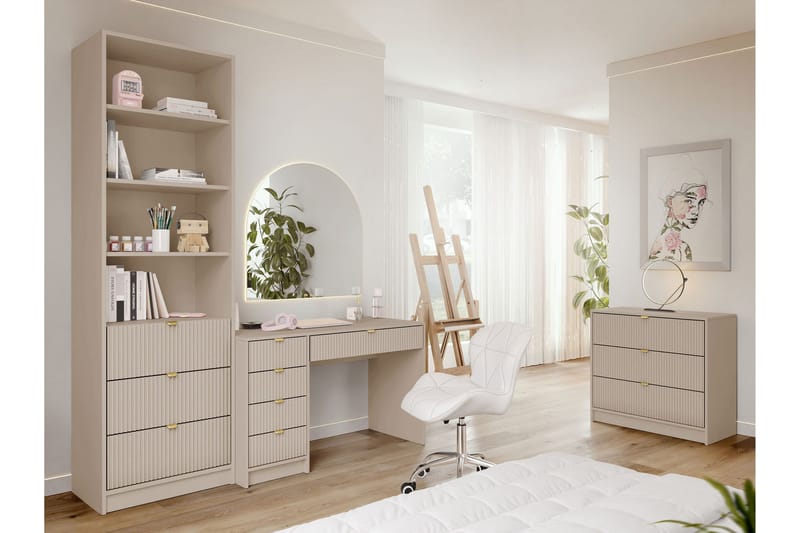 Gudelia Møbelsett Til Stue - Svart - Oppbevaring - Oppbevaringsmøbler - Møbelsett til stue