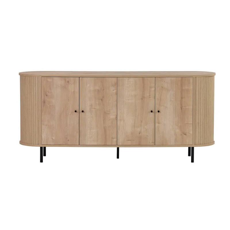 Haulover Konsollbord 180 cm - Sapphire Oak/Svart - Oppbevaring - Oppbevaringsmøbler - Sideboard & skjenk