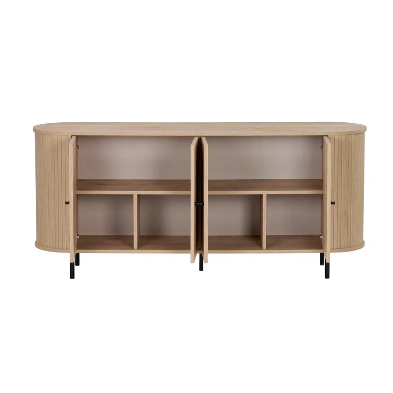 Haulover Konsollbord 180 cm - Sapphire Oak/Svart - Oppbevaring - Oppbevaringsmøbler - Sideboard & skjenk