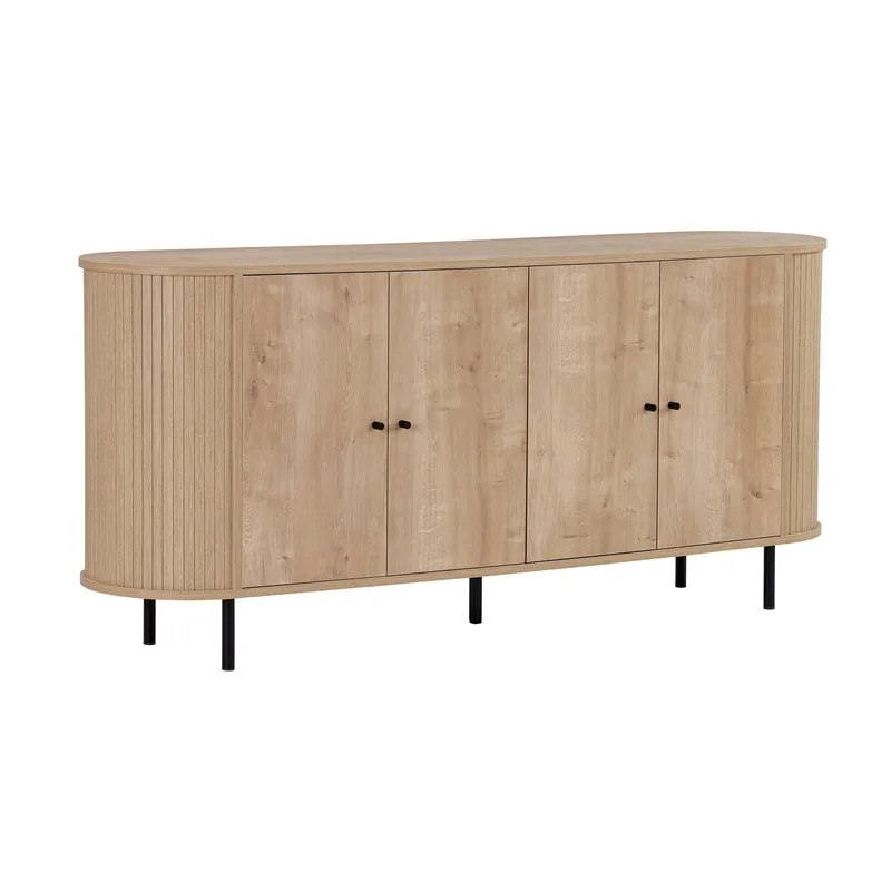 Haulover Konsollbord 180 cm - Sapphire Oak/Svart - Oppbevaring - Oppbevaringsmøbler - Sideboard & skjenk