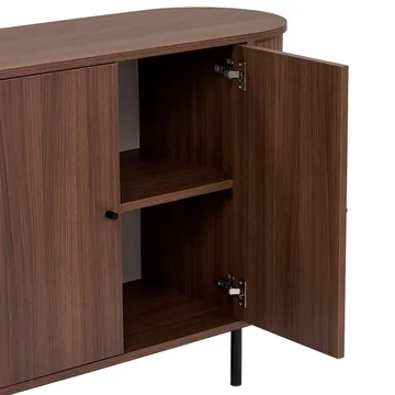 Haulover Konsollbord 180 cm - Valnøtt/Svart - Oppbevaring - Oppbevaringsmøbler - Sideboard & skjenk