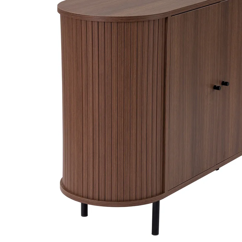 Haulover Konsollbord 180 cm - Valnøtt/Svart - Oppbevaring - Oppbevaringsmøbler - Sideboard & skjenk
