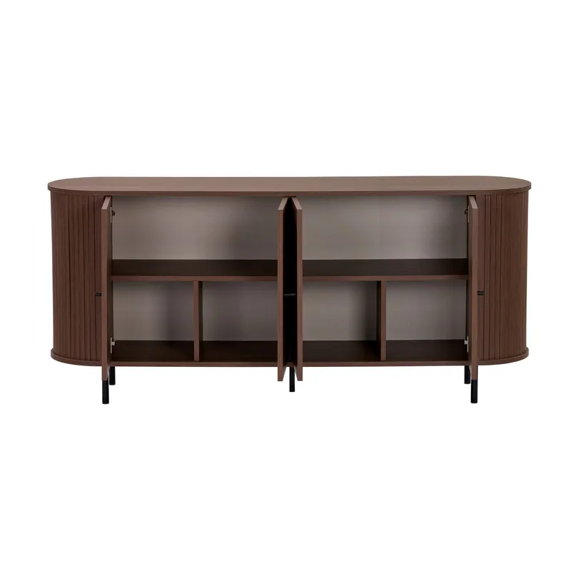 Haulover Konsollbord 180 cm - Valnøtt/Svart - Oppbevaring - Oppbevaringsmøbler - Sideboard & skjenk