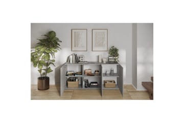 Hawell Skjenk 181 cm - Grå - Oppbevaring - Oppbevaringsmøbler - Sideboard & skjenk