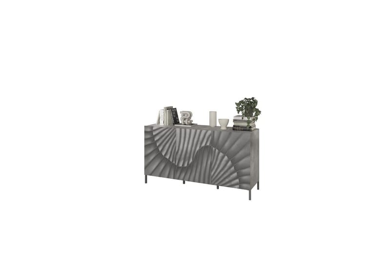 Hawell Skjenk 181 cm - Grå - Oppbevaring - Oppbevaringsmøbler - Sideboard & skjenk