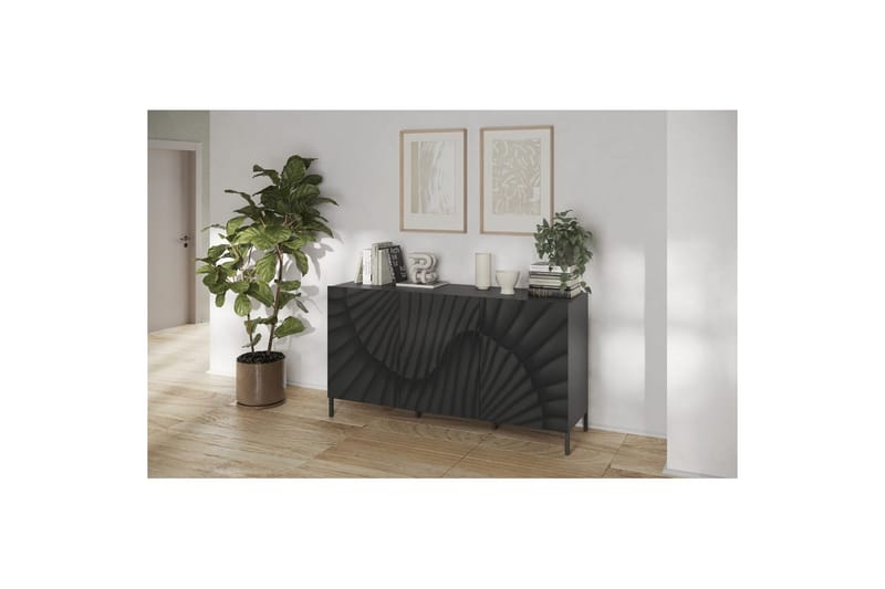 Hawell Skjenk 181 cm - Mørk grå - Oppbevaring - Oppbevaringsmøbler - Sideboard & skjenk