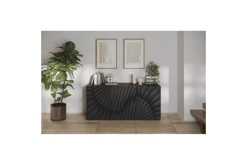 Hawell Skjenk 181 cm - Mørk grå - Oppbevaring - Oppbevaringsmøbler - Sideboard & skjenk