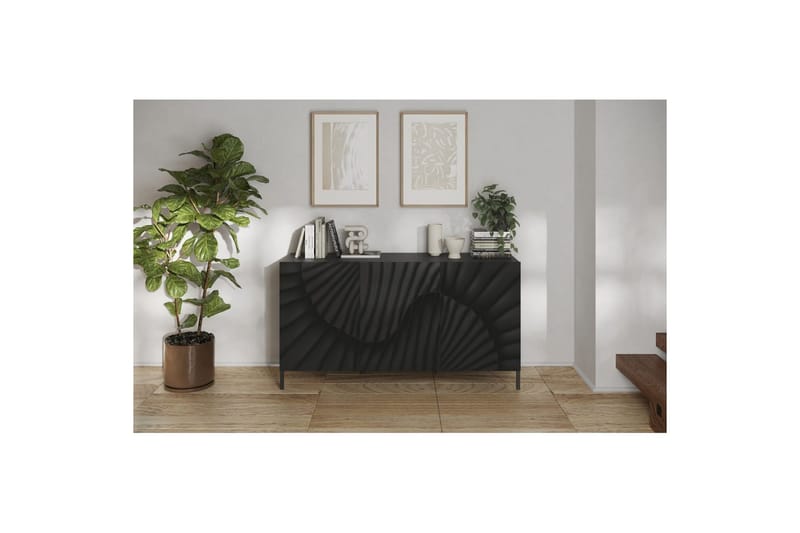 Hawell Skjenk 181 cm - Mørk grå - Oppbevaring - Oppbevaringsmøbler - Sideboard & skjenk