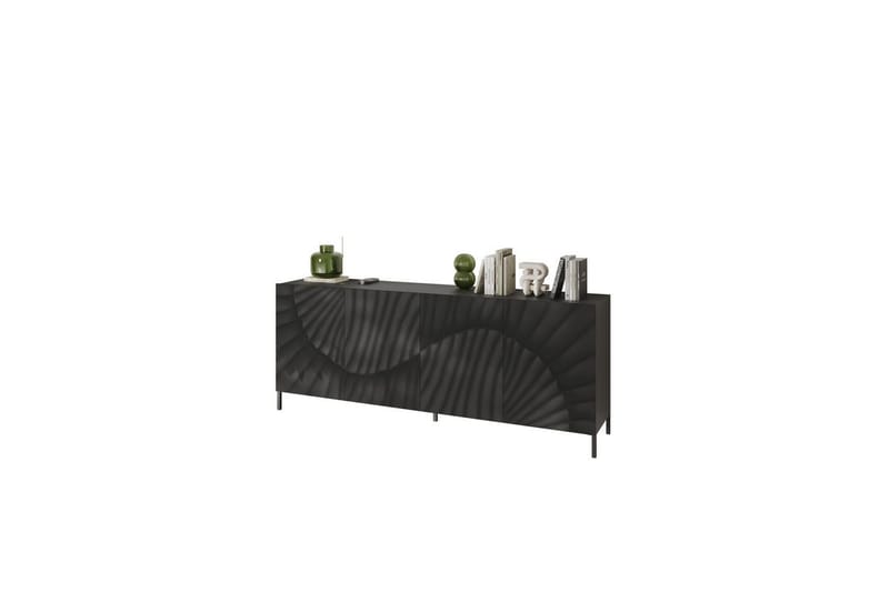 Hawell Skjenk 241 cm - Mørk grå - Oppbevaring - Oppbevaringsmøbler - Sideboard & skjenk