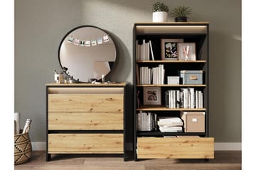 Huddinge Møbelsett Til Stue - Brun/Sort - Oppbevaring - Oppbevaringsmøbler - Møbelsett til stue