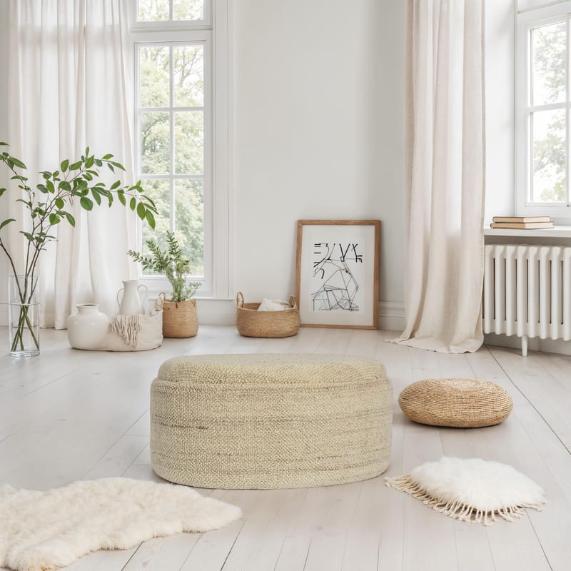 Ivoara krakk 81 cm oval - brunbeige - Oppbevaring - Oppbevaringsmøbler - Oppbevaringskiste & sengekiste