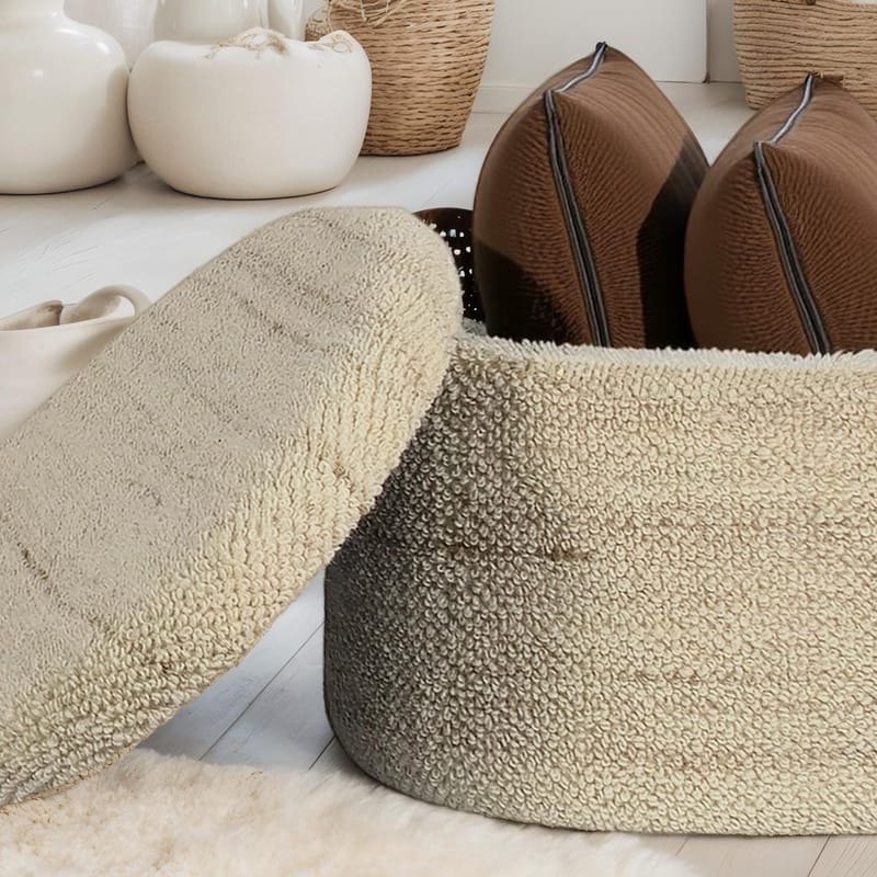 Ivoara krakk 81 cm oval - brunbeige - Oppbevaring - Oppbevaringsmøbler - Oppbevaringskiste & sengekiste