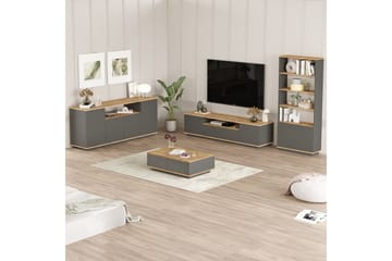 Jaivind Møbelsett for Stue - Brun/Antrasitt - Oppbevaring - Oppbevaringsmøbler - Møbelsett til stue