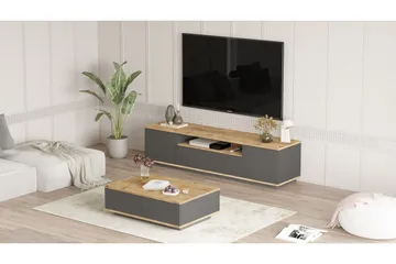 Jaivind Møbelsett for Stue - Brun/Antrasitt - Oppbevaring - Oppbevaringsmøbler - Møbelsett til stue