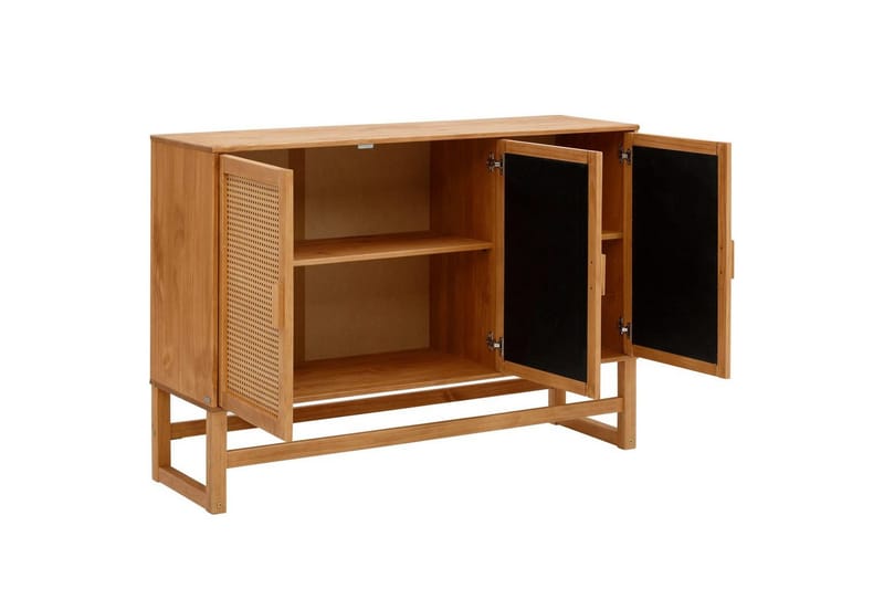 Jolene Skjenk i Tre med Rottingdetaljer - Brun - Oppbevaring - Oppbevaringsmøbler - Sideboard & skjenk
