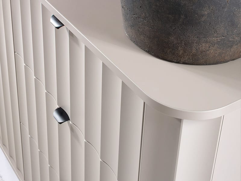 Joriel Skjenk 111 cm - Beige|svart - Oppbevaring - Oppbevaringsmøbler - Kommode