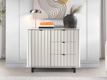 Joriel Skjenk 111 cm - Hvit|svart - Oppbevaring - Oppbevaringsmøbler - Kommode