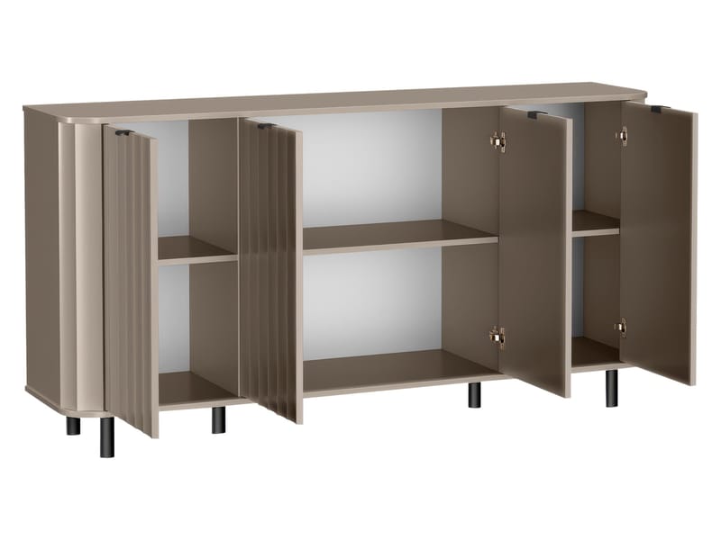 Joriel Skjenk 177 cm - Hvit|svart - Oppbevaring - Oppbevaringsmøbler - Sideboard & skjenk