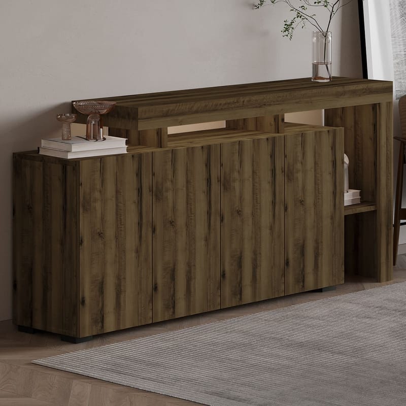 Jurukovo Konsollbord 170 cm - Antique Walnut - Oppbevaring - Oppbevaringsmøbler - Sideboard & skjenk