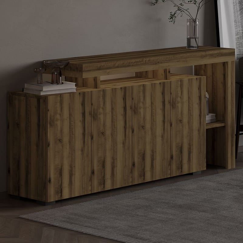 Jurukovo Konsollbord 170 cm - Antique Walnut - Oppbevaring - Oppbevaringsmøbler - Sideboard & skjenk