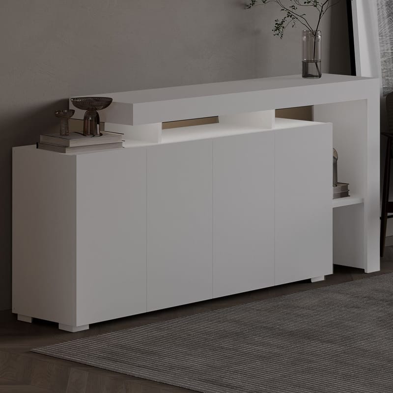 Jurukovo Konsollbord 170 cm - Hvit - Oppbevaring - Oppbevaringsmøbler - Sideboard & skjenk