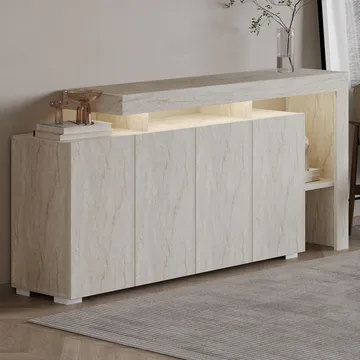 Jurukovo Konsollbord 170 cm - Travertin - Oppbevaring - Oppbevaringsmøbler - Sideboard & skjenk