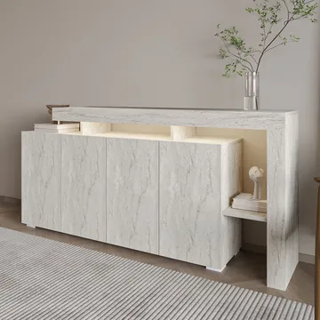 Jurukovo Konsollbord 170 cm - Travertin - Oppbevaring - Oppbevaringsmøbler - Sideboard & skjenk