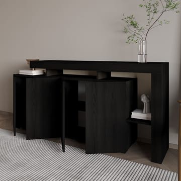 Jurukovo Konsollbord 170 cm - Wood Black - Oppbevaring - Oppbevaringsmøbler - Sideboard & skjenk
