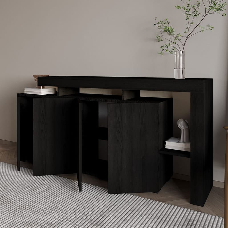Jurukovo Konsollbord 170 cm - Wood Black - Oppbevaring - Oppbevaringsmøbler - Sideboard & skjenk