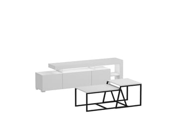 Jurukovo Møbelsett for Stue - Hvit - Oppbevaring - Oppbevaringsmøbler - Møbelsett til stue