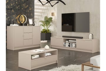 Kintore Møbelsett for stue - Beige - Oppbevaring - Oppbevaringsmøbler - Møbelsett til stue