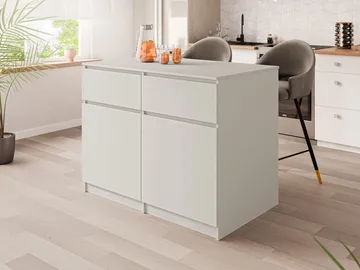 kjøkkenøy Kjøkkenøy CERONIS beige - Oppbevaring - Oppbevaringsmøbler - Kjøkkenøy