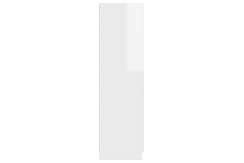Apotekskap høyglans hvit 30x42,5x150 cm sponplater - Hvit - Kjøpmannsdisk