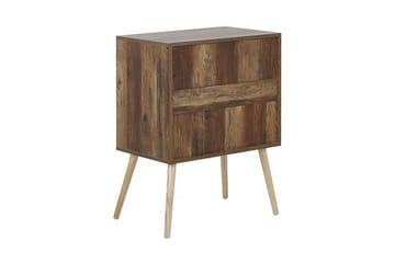Kommode Birstall 60 cm - Mørkt Tre/Grå - Oppbevaring - Oppbevaringsmøbler - Kjøpmannsdisk