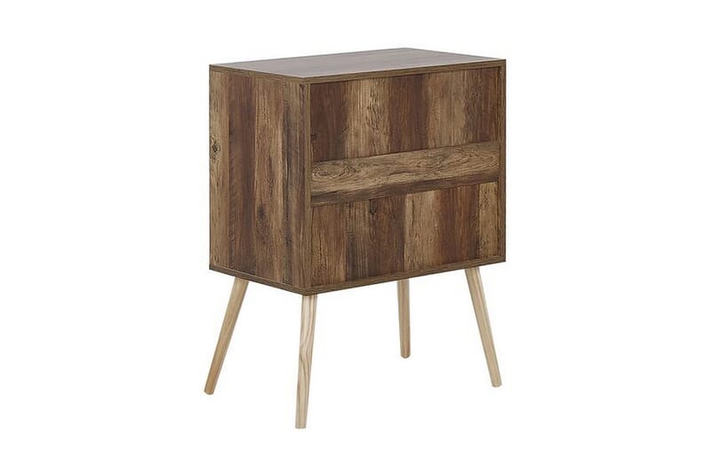 Kommode Birstall 60 cm - Mørkt Tre/Grå - Oppbevaring - Oppbevaringsmøbler - Kjøpmannsdisk