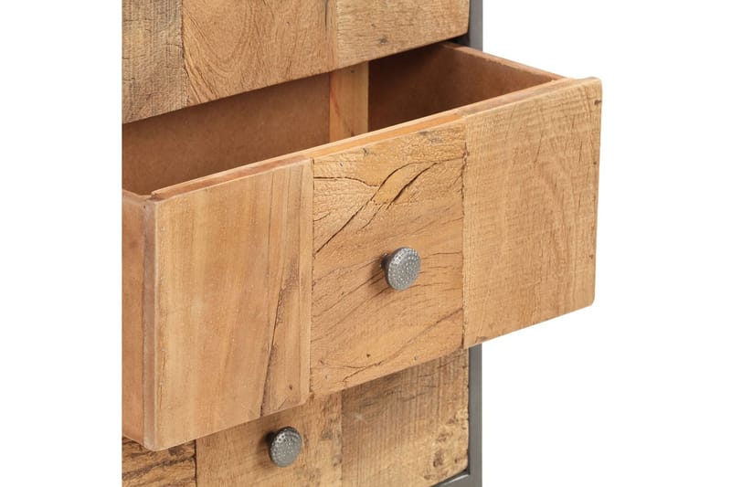 Kommode 45x30x100 cm gjenvunnet heltre - Entrekommode - Kommode - Entreoppbevaring