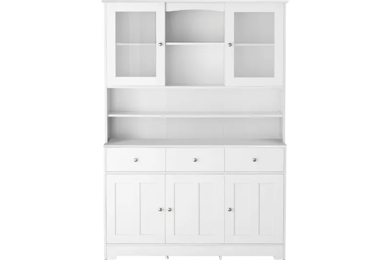 Adelynn Kommode m. Overskap, Hvit