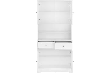 Adelynn Kommode m. Overskap - Hvit - Oppbevaring - Oppbevaringsmøbler - Kommode