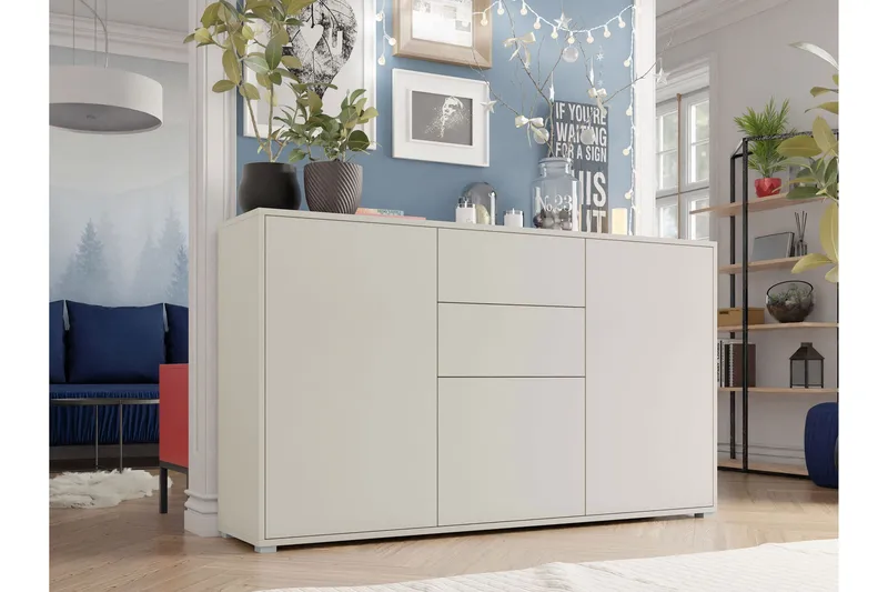 Agawal Kommode 141 cm - Beige - Oppbevaring - Oppbevaringsmøbler - Kommode