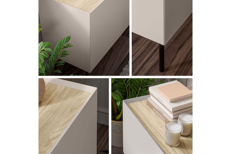 Akie Kommode 150 cm - Beige - Oppbevaring - Oppbevaringsmøbler - Kommode